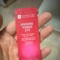 ERBORIAN - Ginseng power eye - Crème yeux lissante