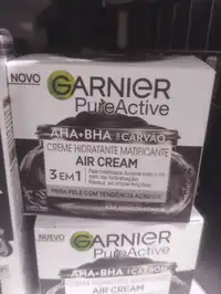 GARNIER - PureActive - Creme hidratante matificante