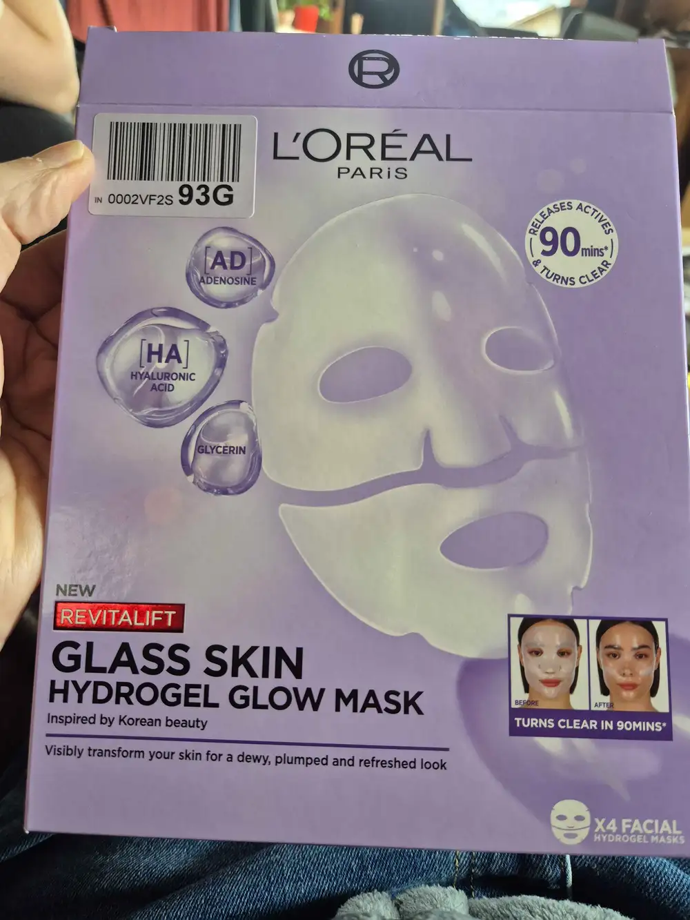 L'ORÉAL PARIS - Revitalift glass skin hydrogel glow mask