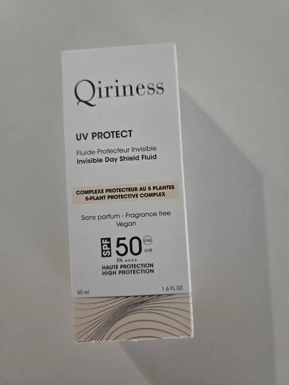 QIRINESS - UV protect - Fluide protecteur invisible SPF50