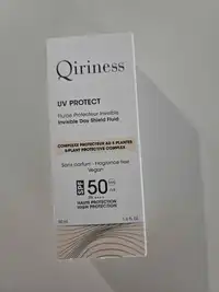 QIRINESS - UV protect - Fluide protecteur invisible SPF50