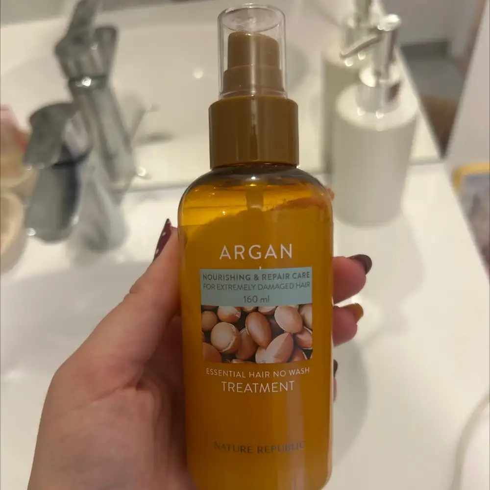 NATURE REPUBLIC - Argan essential hair no wash treatment