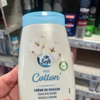 CARREFOUR SOFT - Crème de douche with cotton