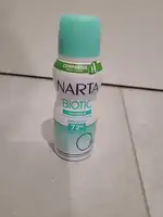 NARTA - Biotic invisible - Déodorant hypoallergéniques 72h 
