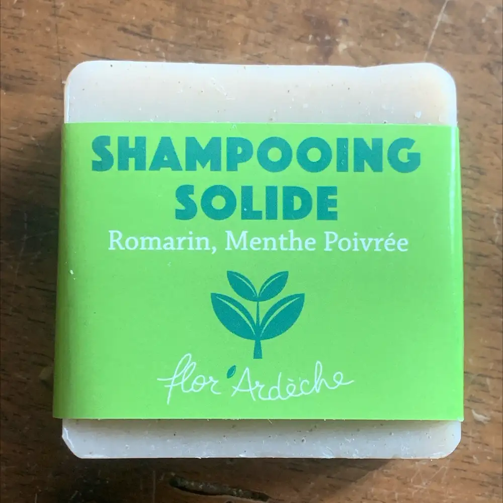 FLOR'ARDÈCHE - Shampooing solide romarin et menthe poivrée