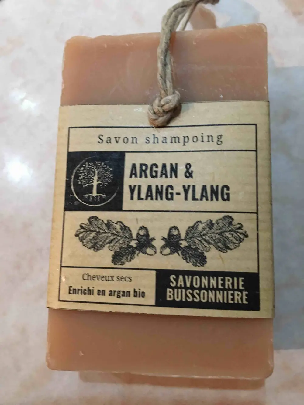 SAVONNERIE BUISSONNIÈRE - Argan & Ylang-ylang - Savon shampooing
