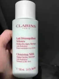 CLARINS - Lait démaquillant Velours