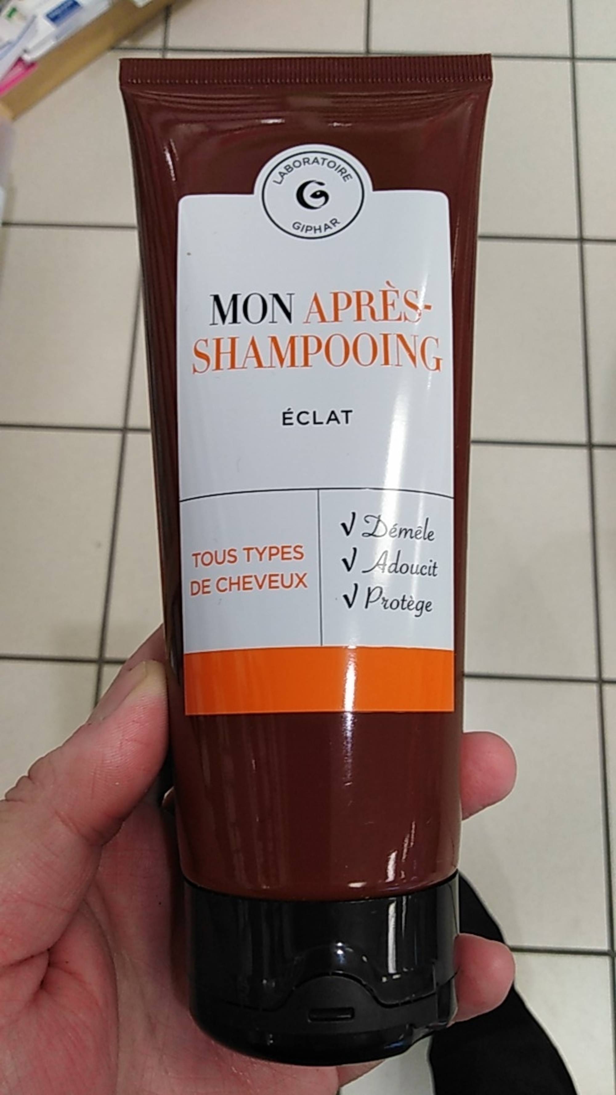 LABORATOIRE GIPHAR - Mon après-shampooing - Éclat