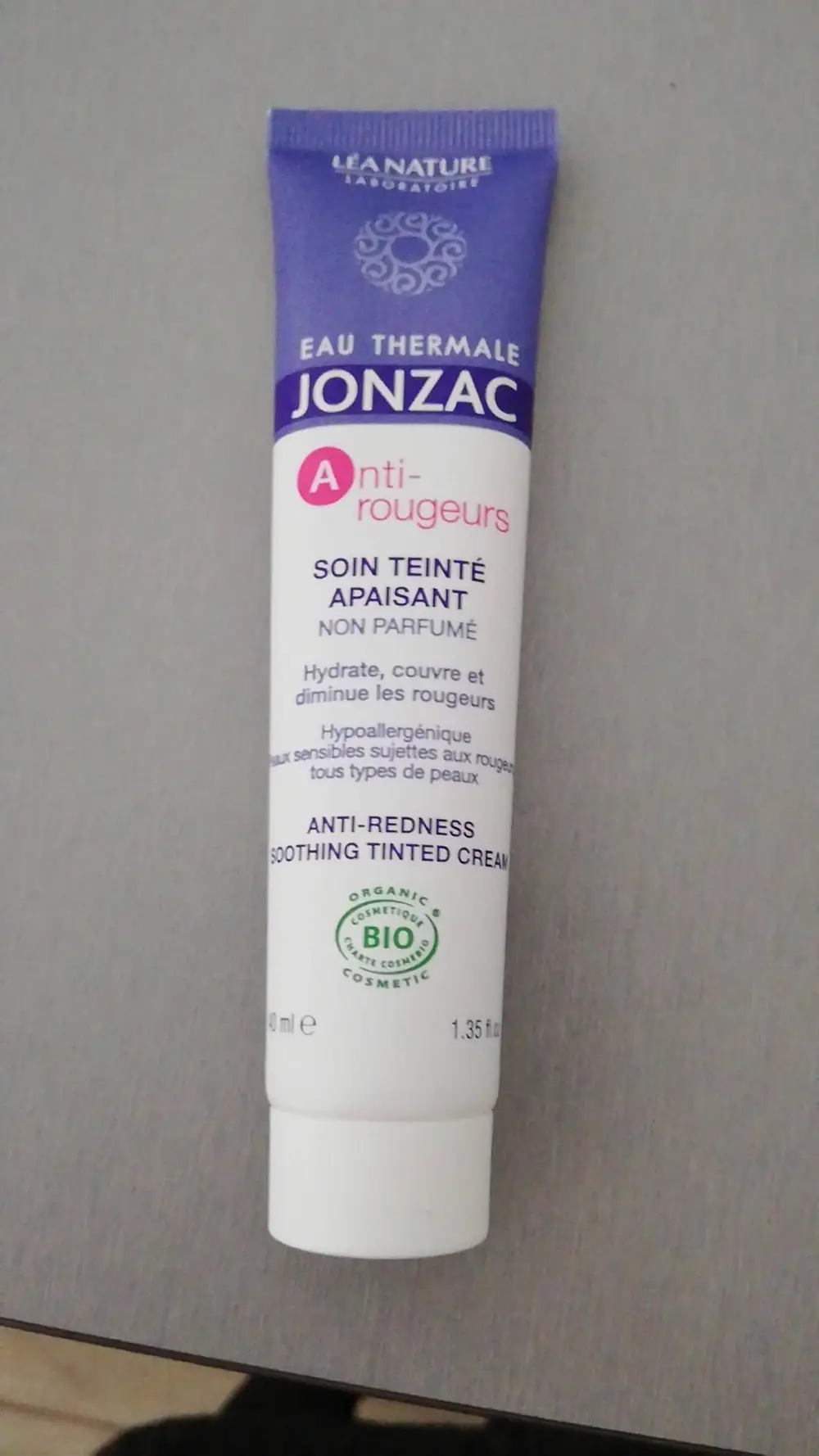 JONZAC - Anti-rougeurs - Soin teinté apaisant bio