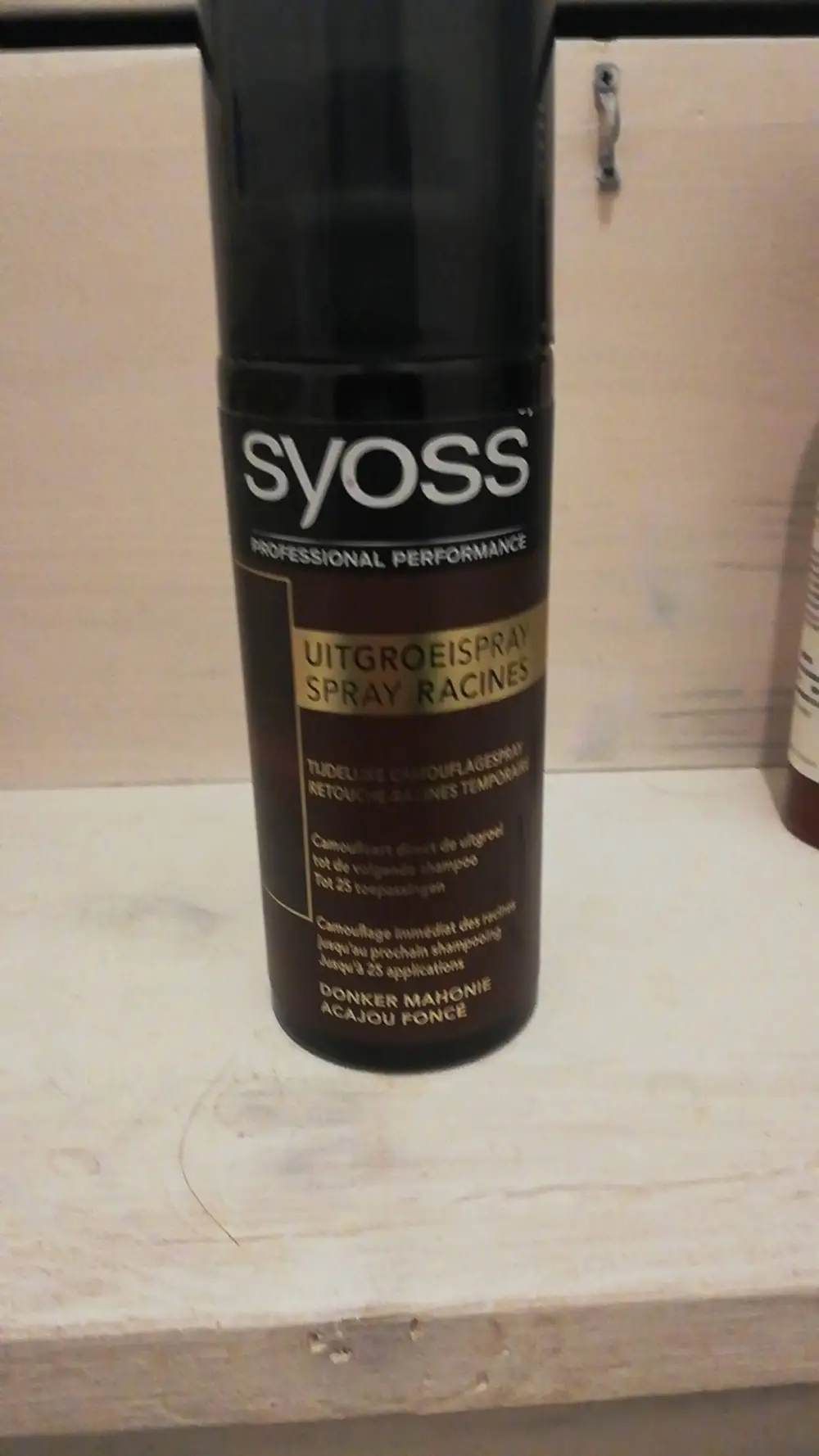 SYOSS - Spray racines - Retouche racines temporaire acajou foncé