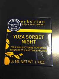ERBORIAN - Yuza sorbet night - Émulsion nocturne renforcée