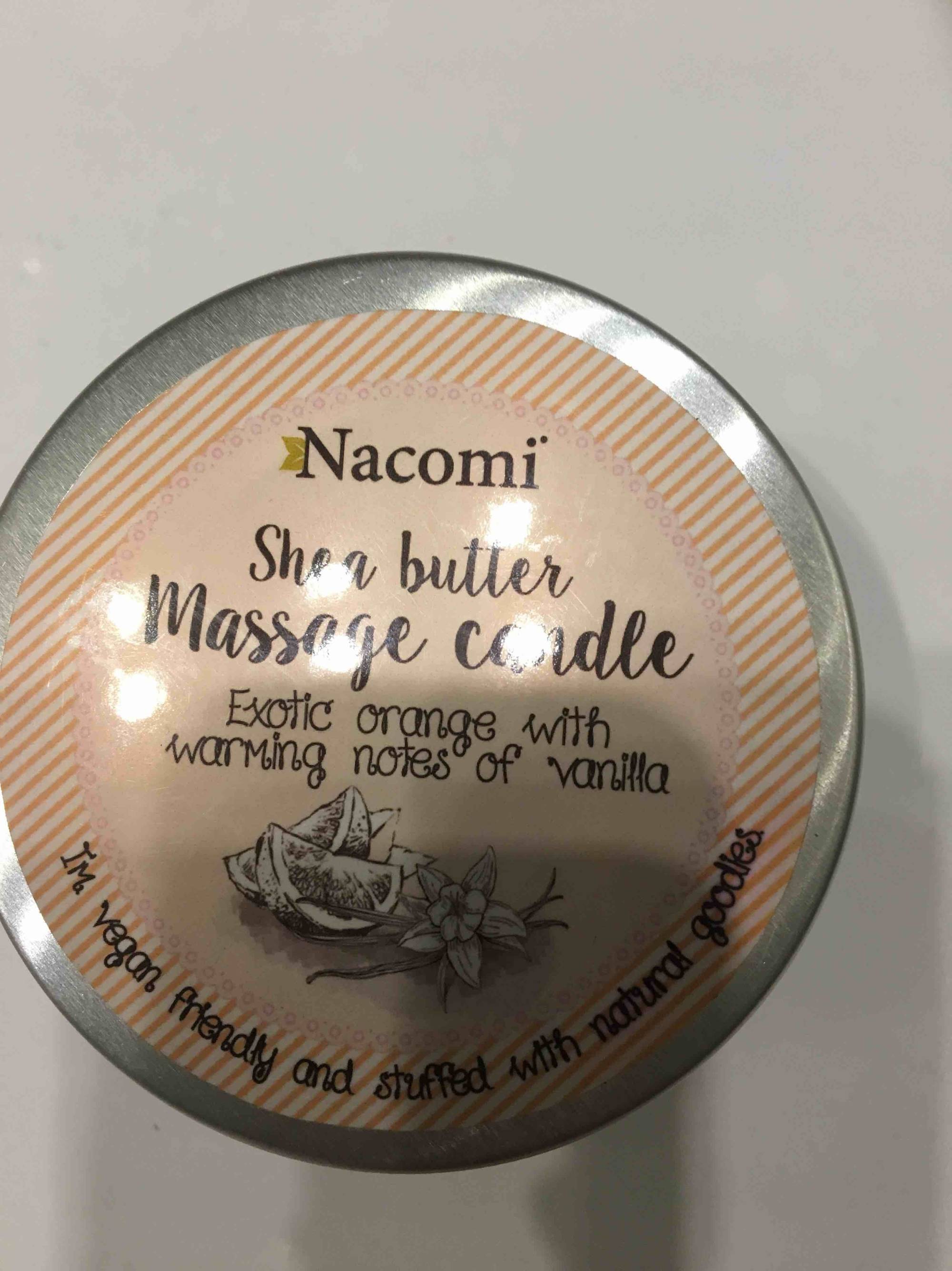 NACOMI - Shea butter massage candle