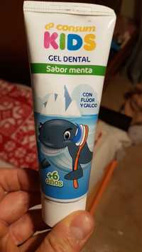 CONSUM - Kids - Gel dental sabor menta +6 anos