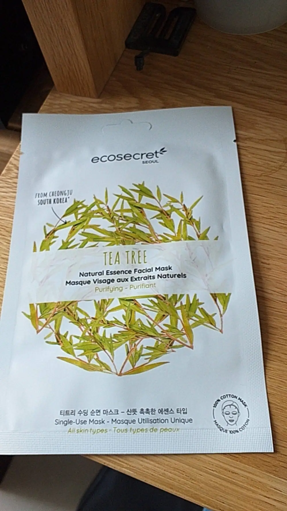ECO SECRET SEOUL - Tea tree - Masque visage aux extraits naturels