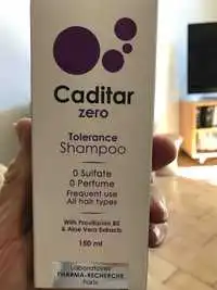 CADITAR - Zero - Tolerance shampoo