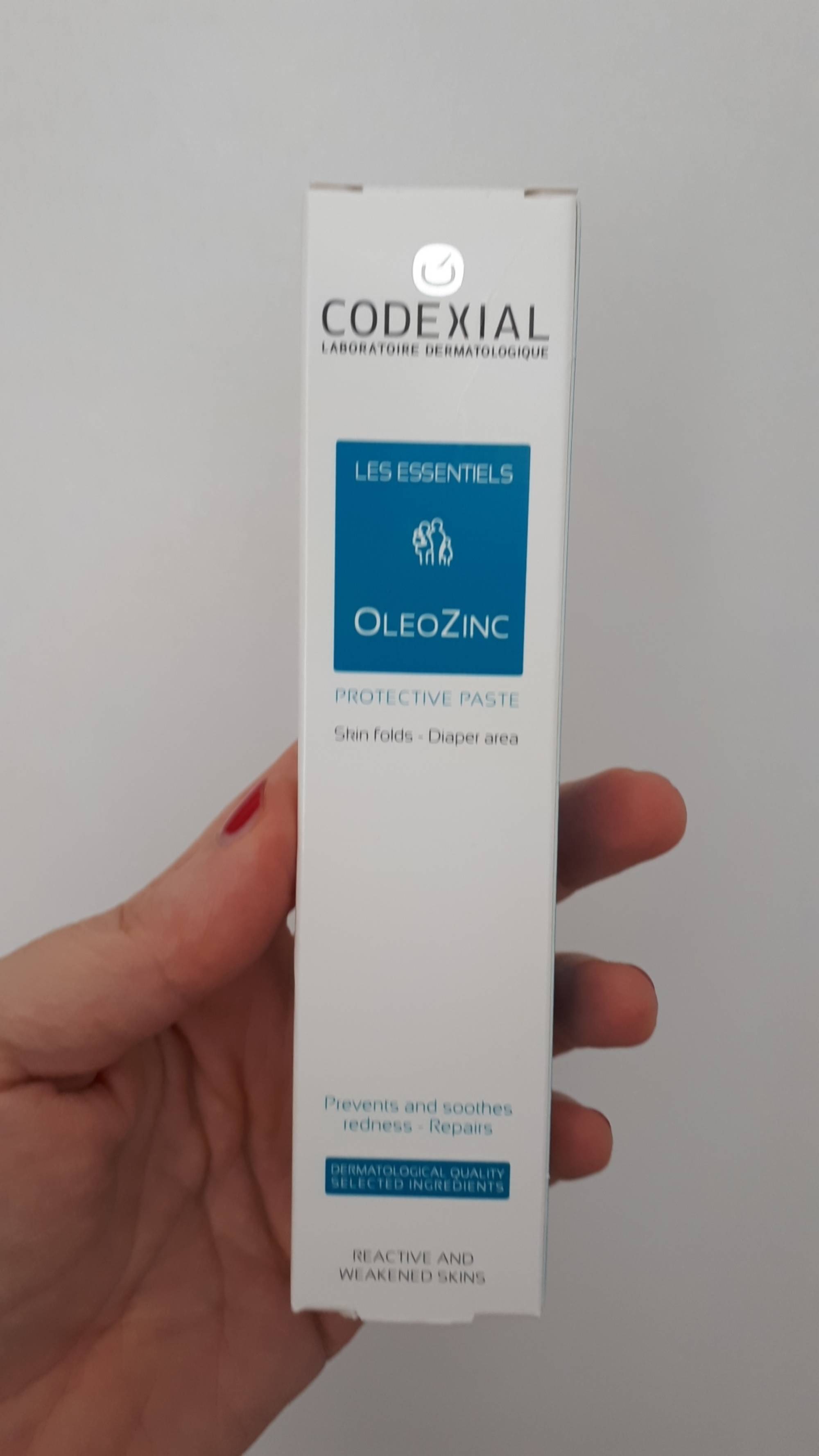 CODEXIAL - Les essentiels Oleo Zinc - Protective paste