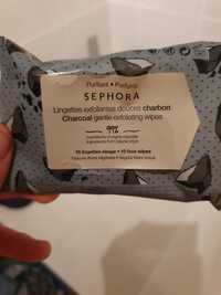 SEPHORA - Lingettes exfoliantes douces charbon