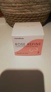 HELLOBODY - Rose refine - Charcoal & clay clarifying face mask