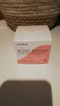 HELLOBODY - Rose refine - Charcoal & clay clarifying face mask