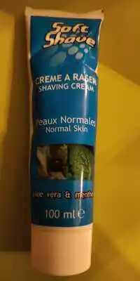 SOFT SHAVE - Crème à raser Aloe vera et menthol