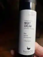 HERBORI - Crème de nuit bio