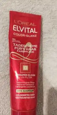 L'ORÉAL - Elvital color-glanz - Tagescreme für's haar