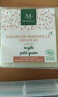 MESSÉGUÉ - Argile petit grain - Savon de Marseille certifié bio