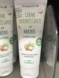 FRANPRIX - Crème nourrissante mains à l'Huile de Coco