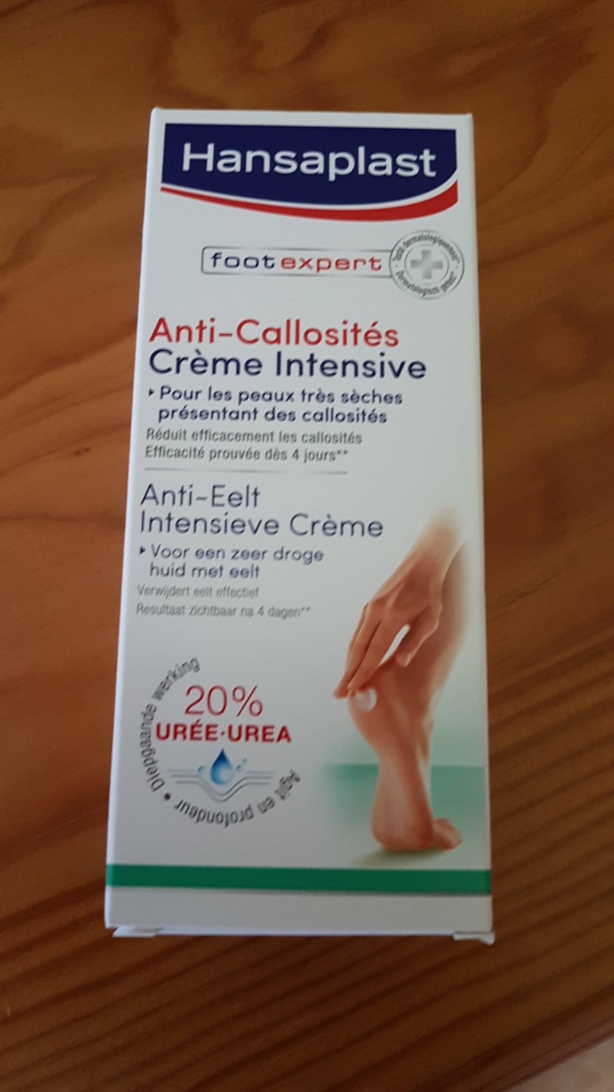 HANSAPLAST - Foot expert anti-callosités - Crème intensive