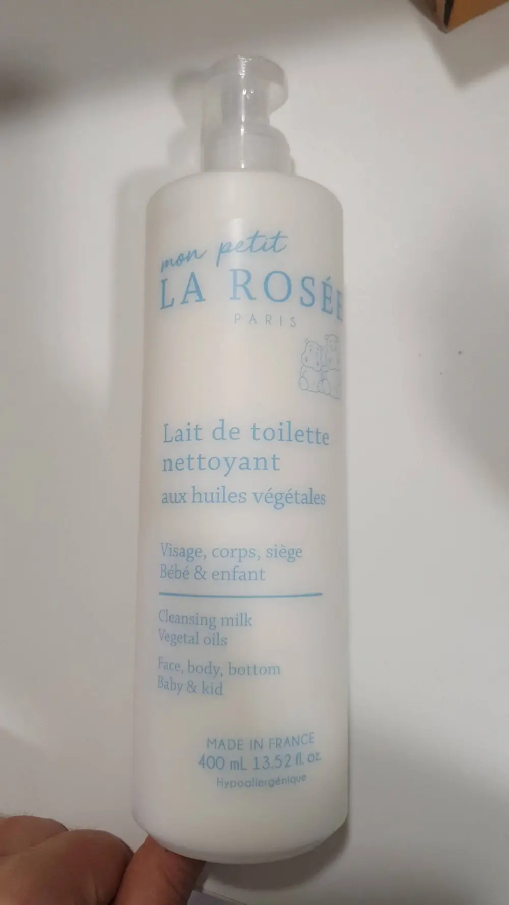 LA ROSÉE - Mon petit - Lait de toilette nettoyant