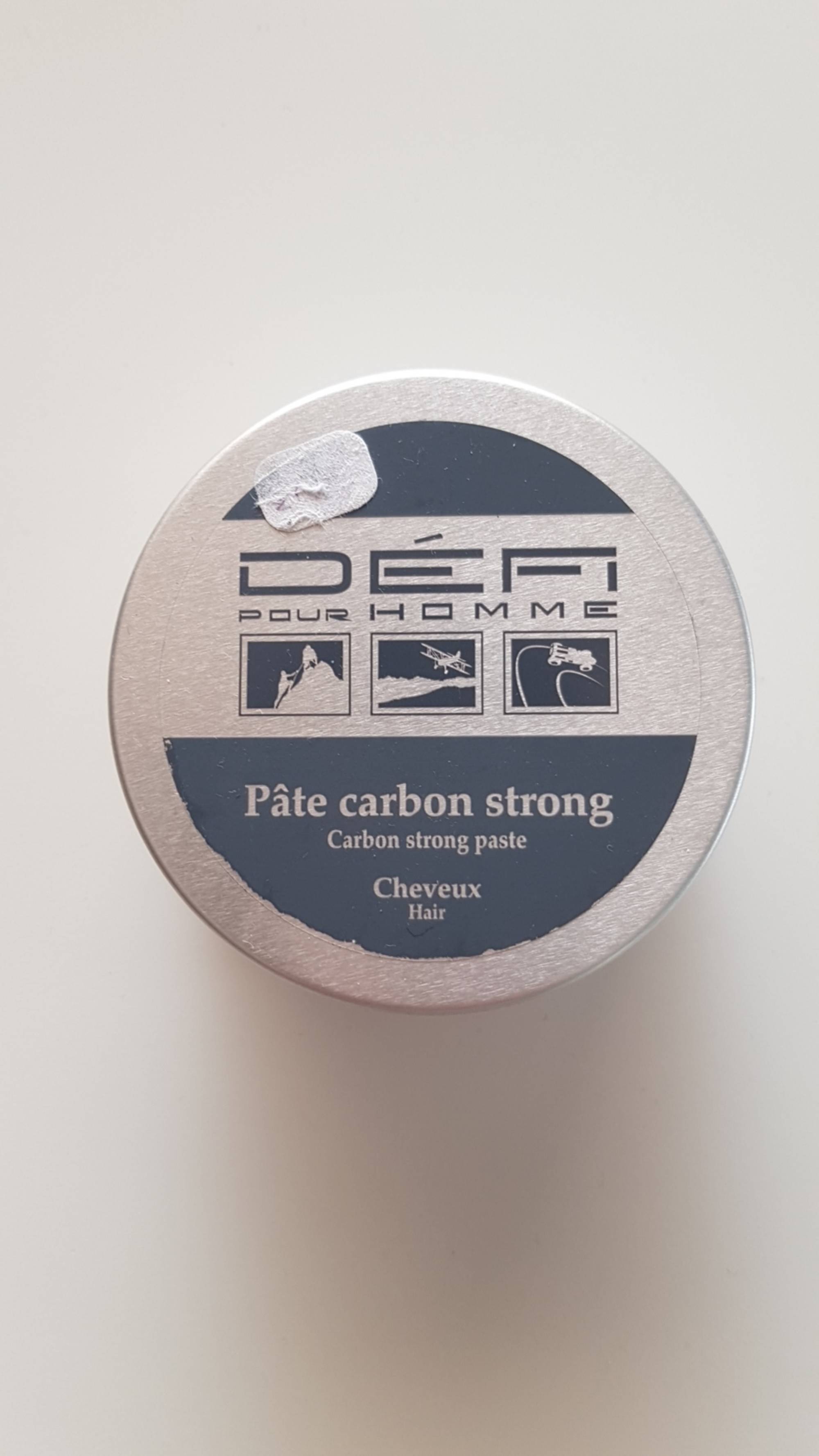 DÉFI POUR HOMME - Pâte carbon strong cheveux