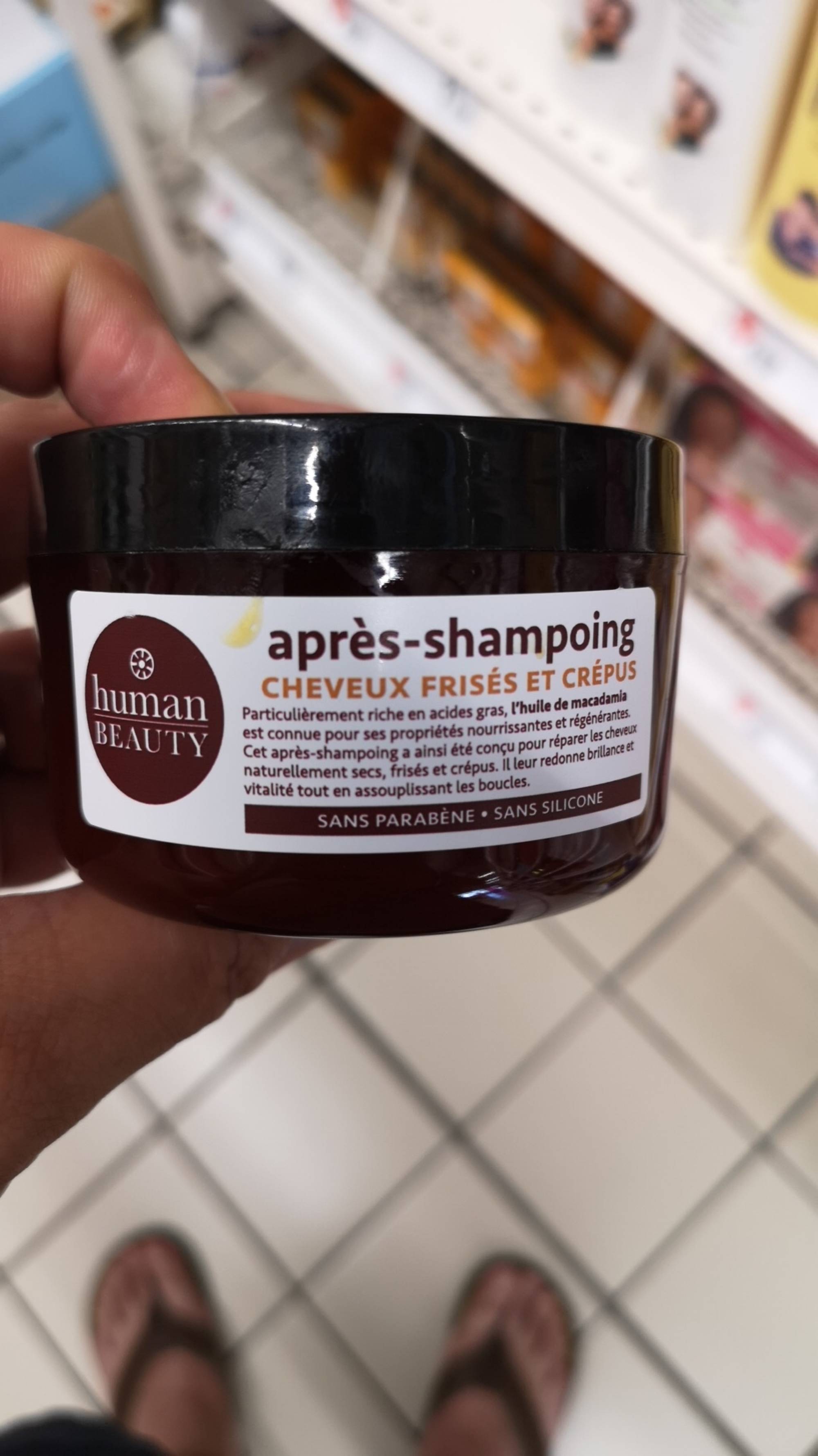 HUMAN BEAUTY - Après-shampooing cheveux frisés et crépus