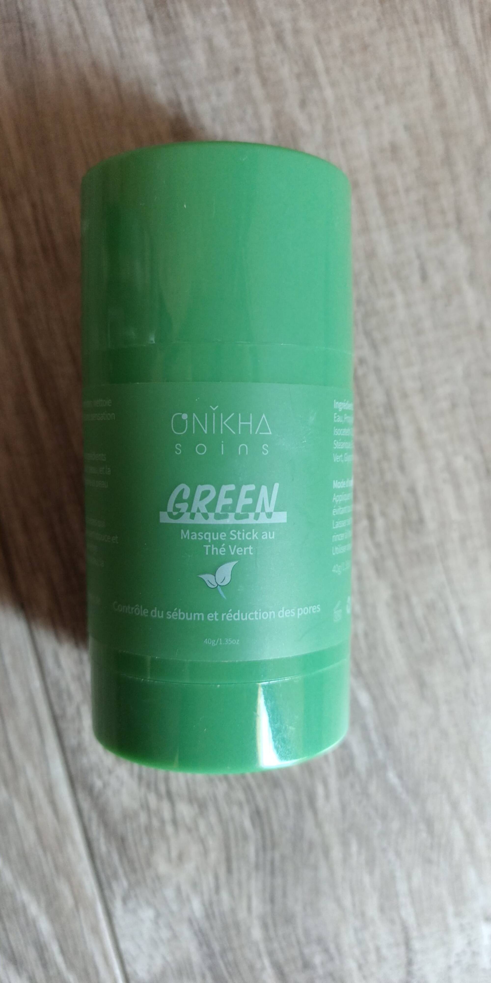ONIKHA - Green - Masque stick au Thé vert