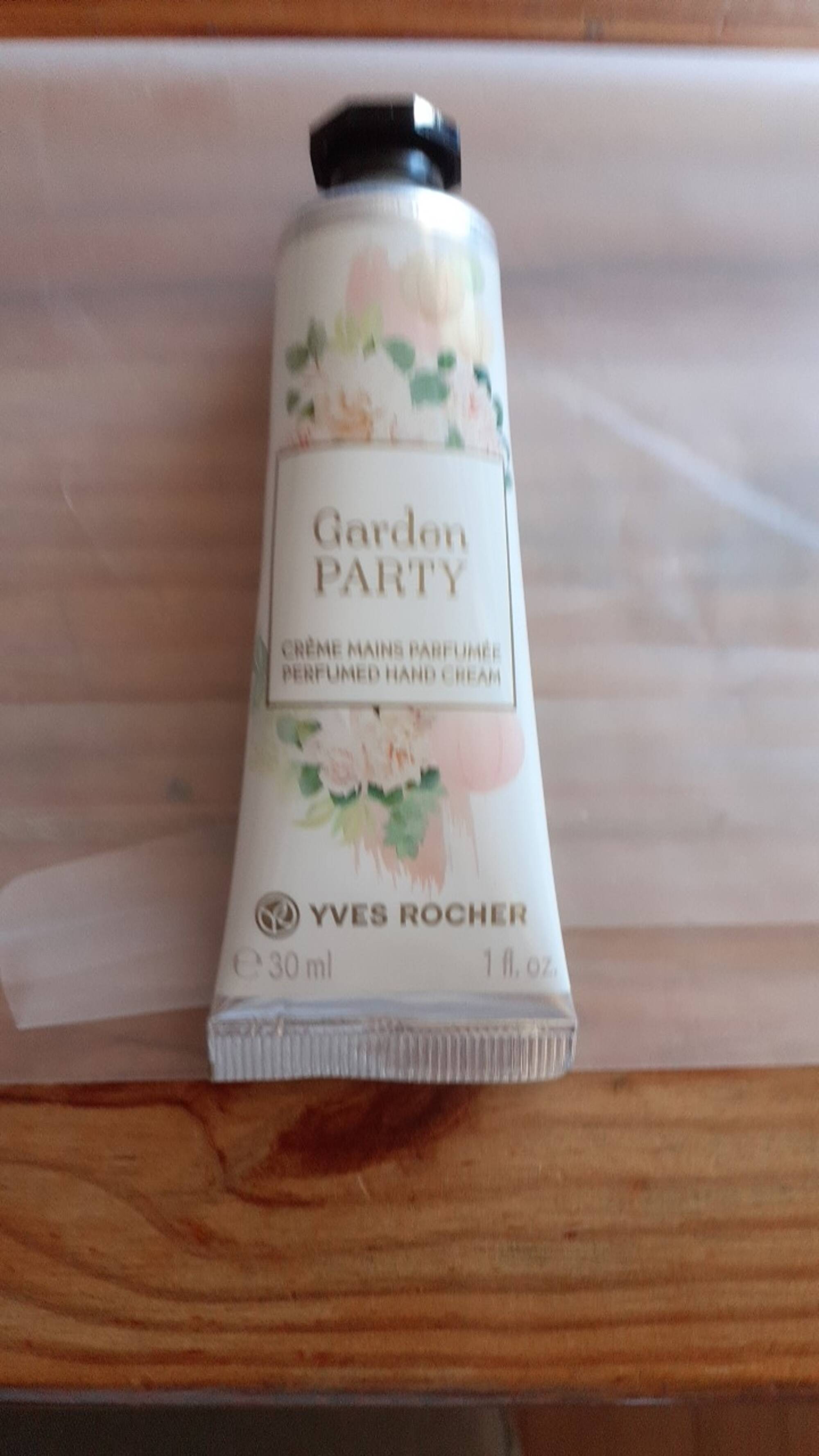 YVES ROCHER - Garden party - Crème mains parfumée