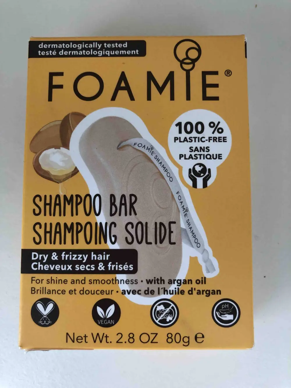 FOAMIE - Shampoing solide pour cheveux secs & frisés