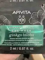 APIVITA - Eye mask Ginkgo biloba