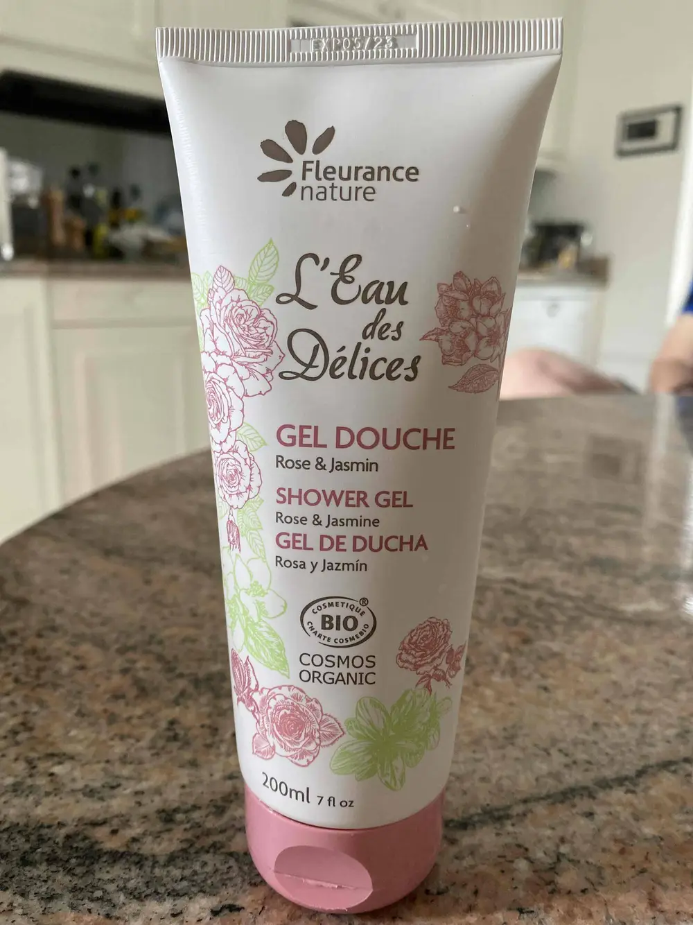 FLEURANCE NATURE - L'eau des délices - Gel douche rose & jasmin