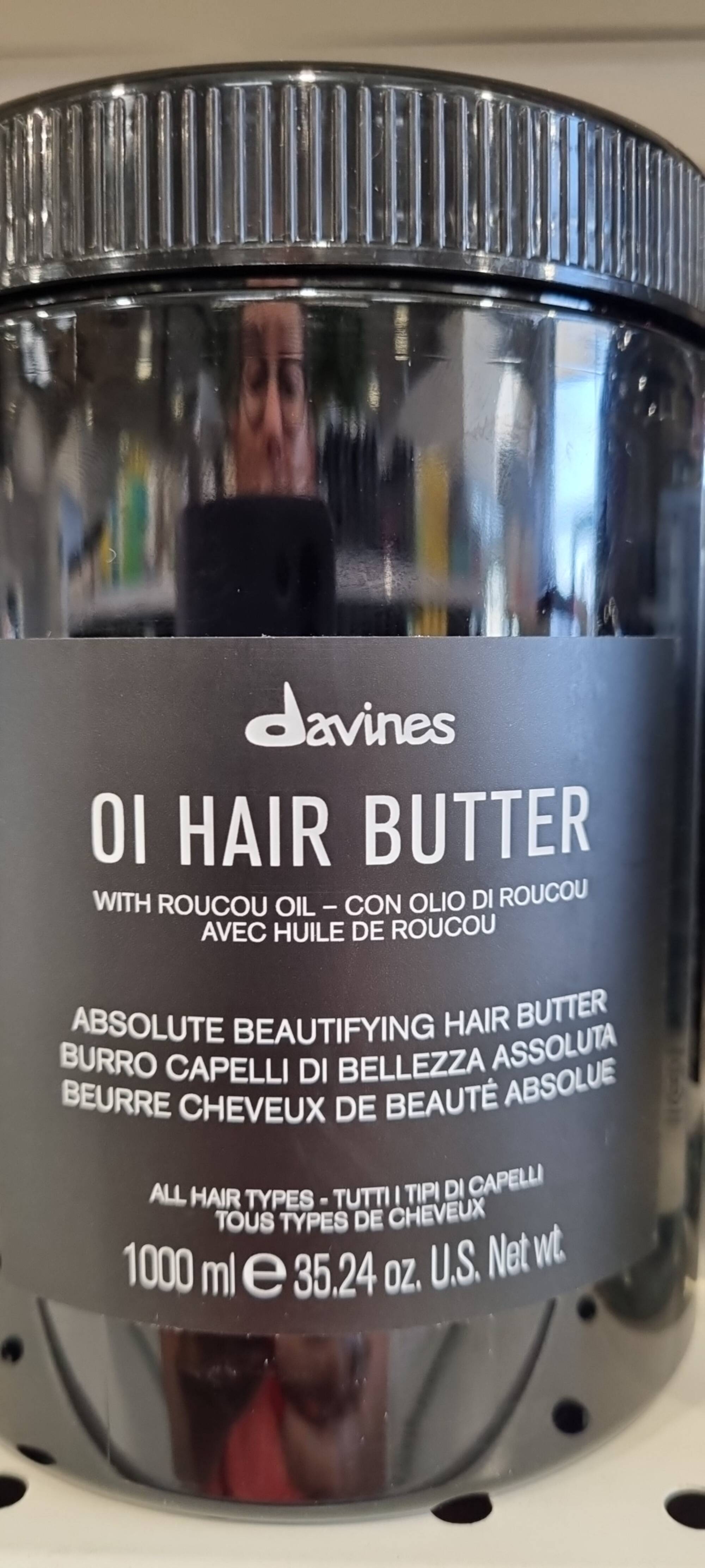 DAVINES - Beurre cheveux de beauté absolue