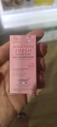 ADOPT' - Born to be fresh - Lotion s.o.s anti-imperfections