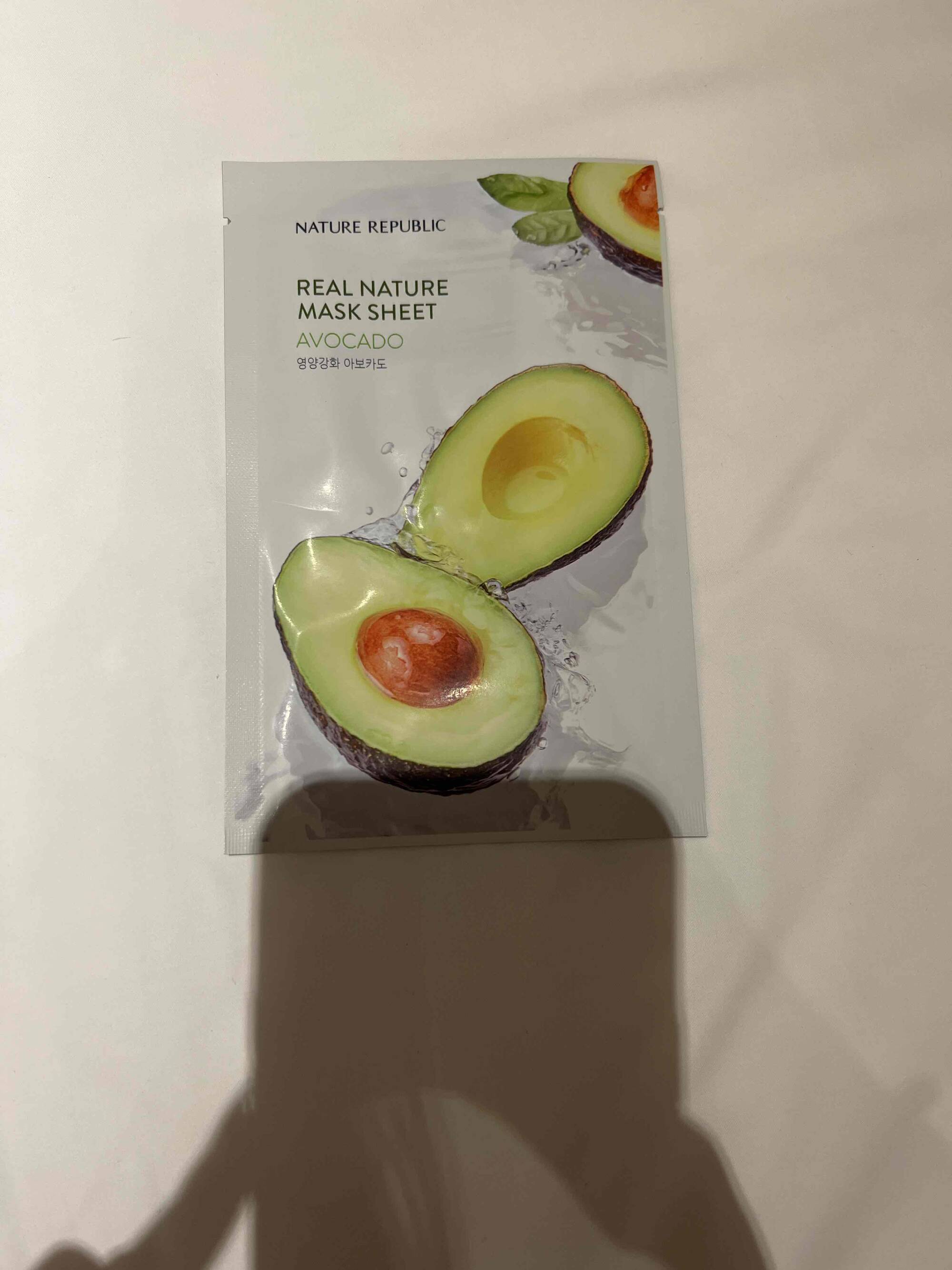 NATURE REPUBLIC - Real nature mask sheet avocado