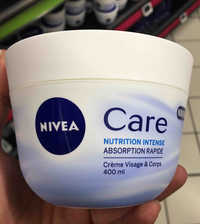 NIVEA - Care nutrition intense - Crème visages & corps