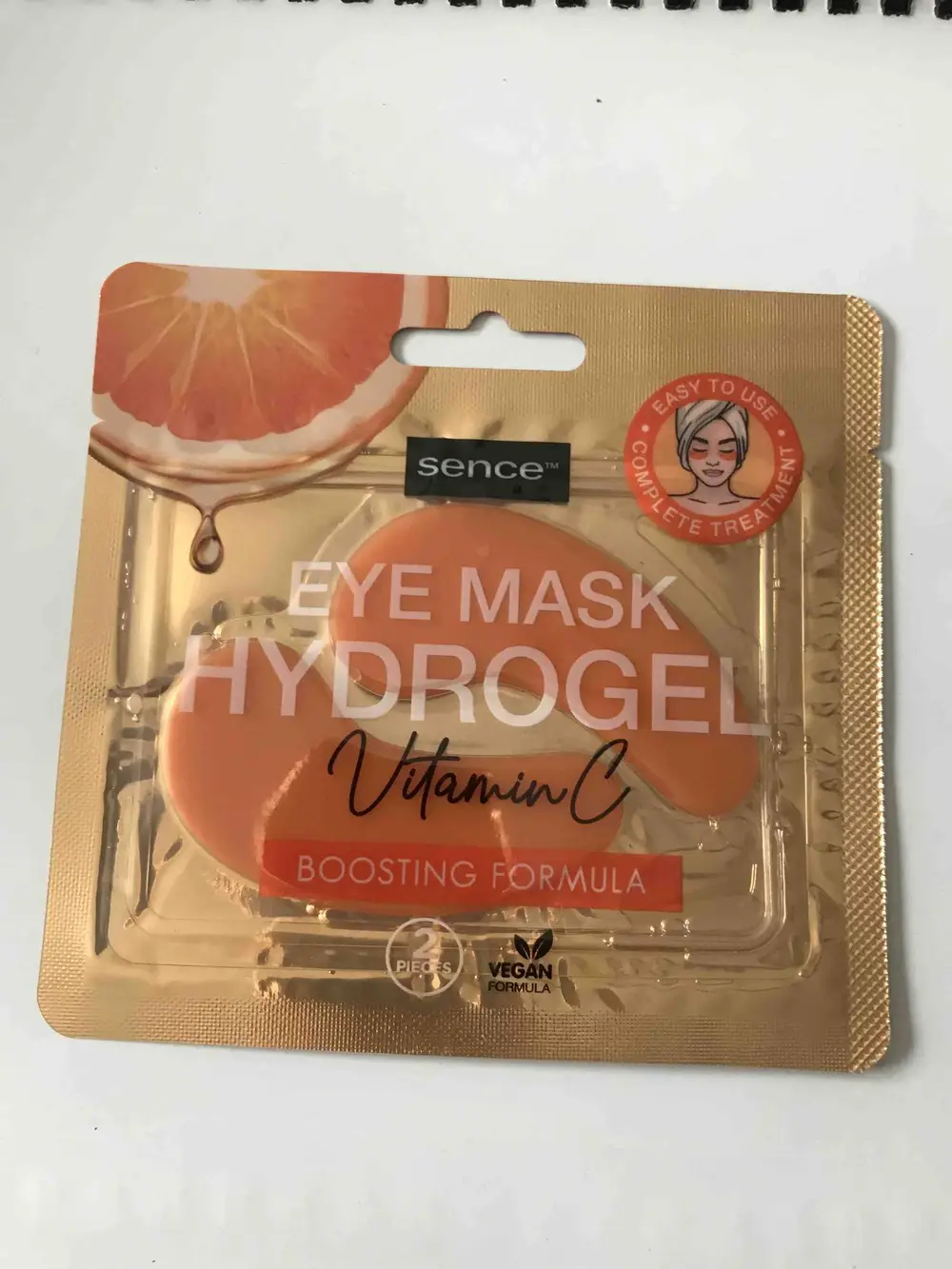 SENCE - Boosting formula - Eye mask hydrogel vitamin C