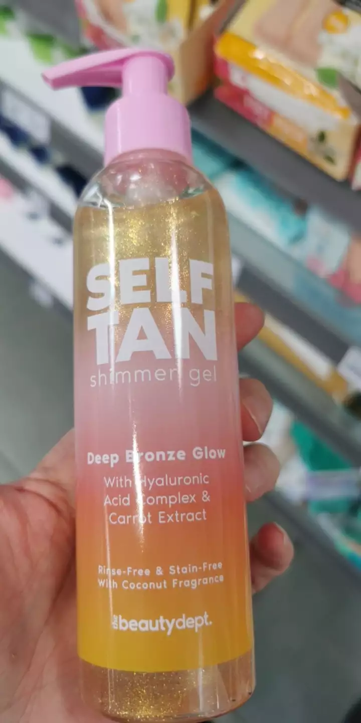 BEAUTYDEPT. - Self tan - Deep bronze glow shimmer gel