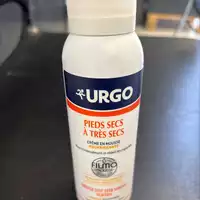 URGO - Pieds secs à très secs - Crème en mousse nourrissante