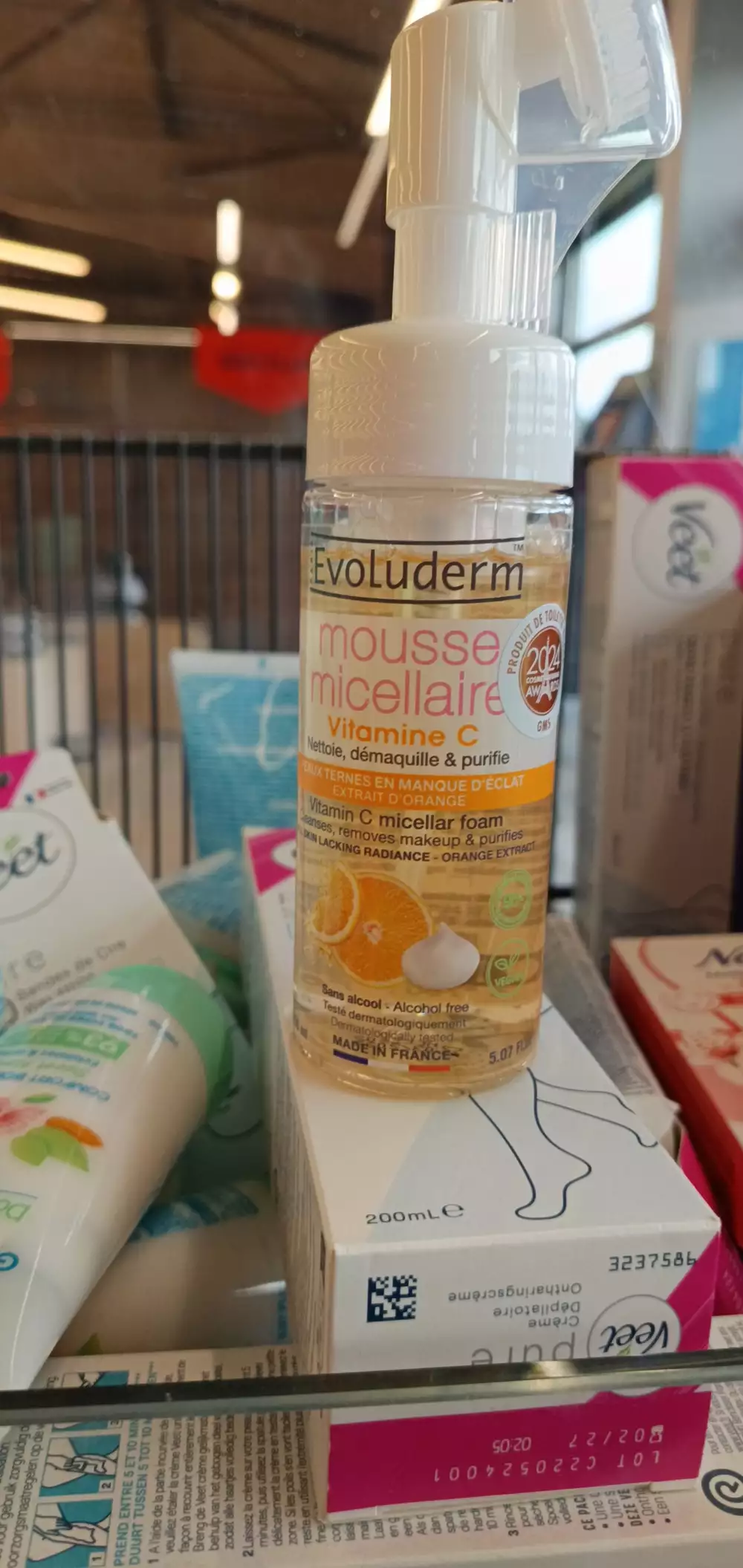 EVOLUDERM - Mousse micellaire vitamine C