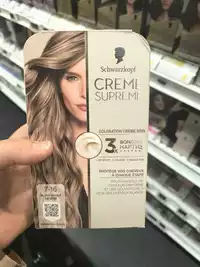 SCHWARZKOPF - Coloration crème suprême 7-16 blond foncé cendré