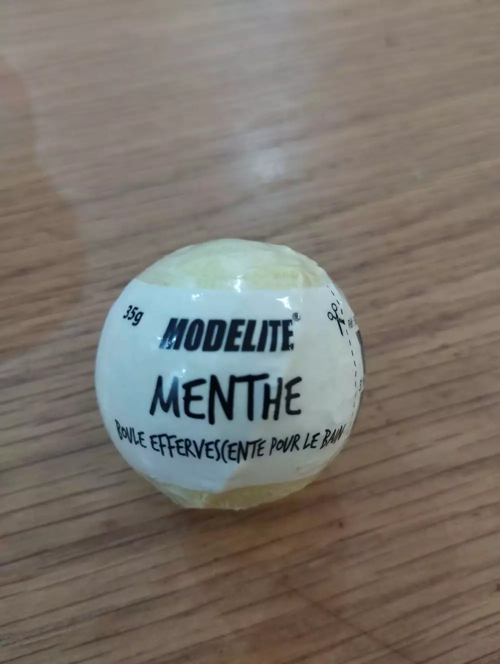 MODÉLITE - Menthe - Boule effervescente pour le bain