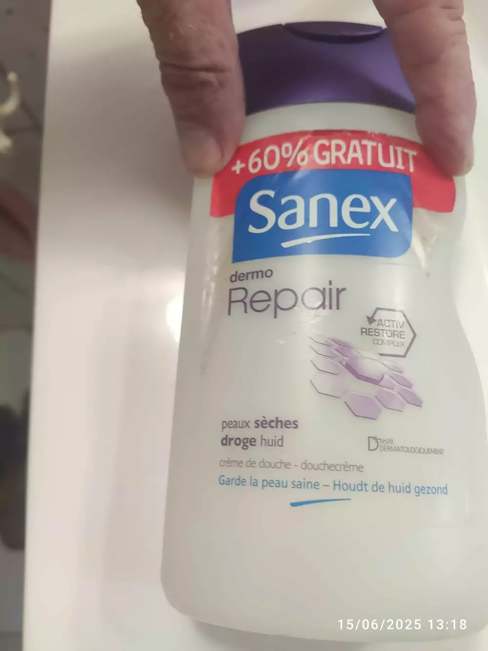 SANEX - Dermo repair - Crème de douche