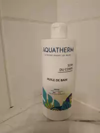AQUATHERM - Soin du corps - Huile de bain