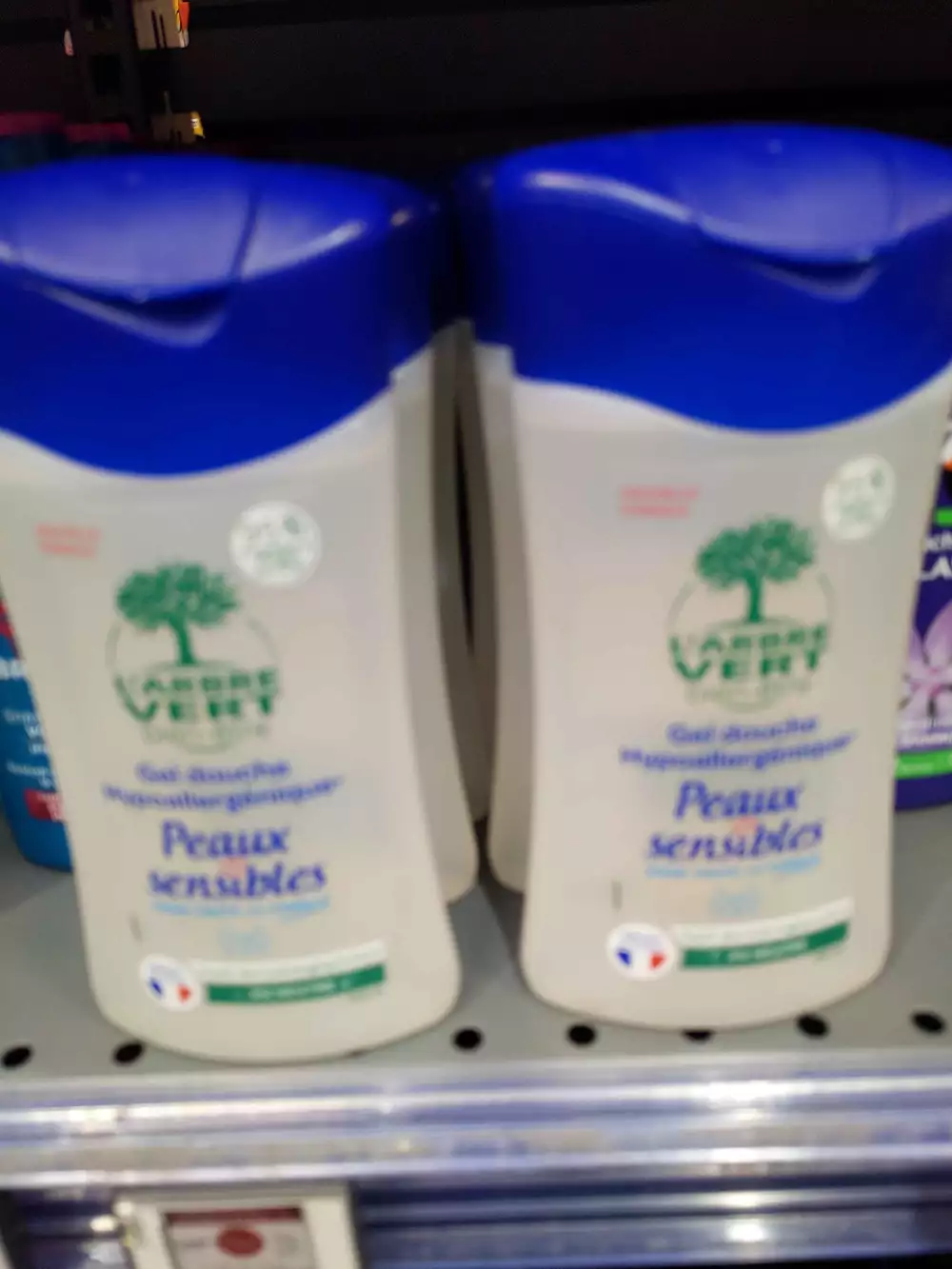 L'ARBRE VERT - Peaux sensibles - Gels douche